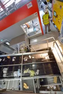 vue du processus de tri