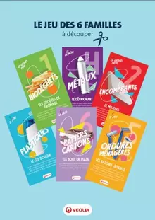 Jeu des 6 familles à découper